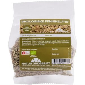 Fennikelfrø, hel, 75 g Øko