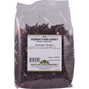 Hibiscusblomst hel 125 g