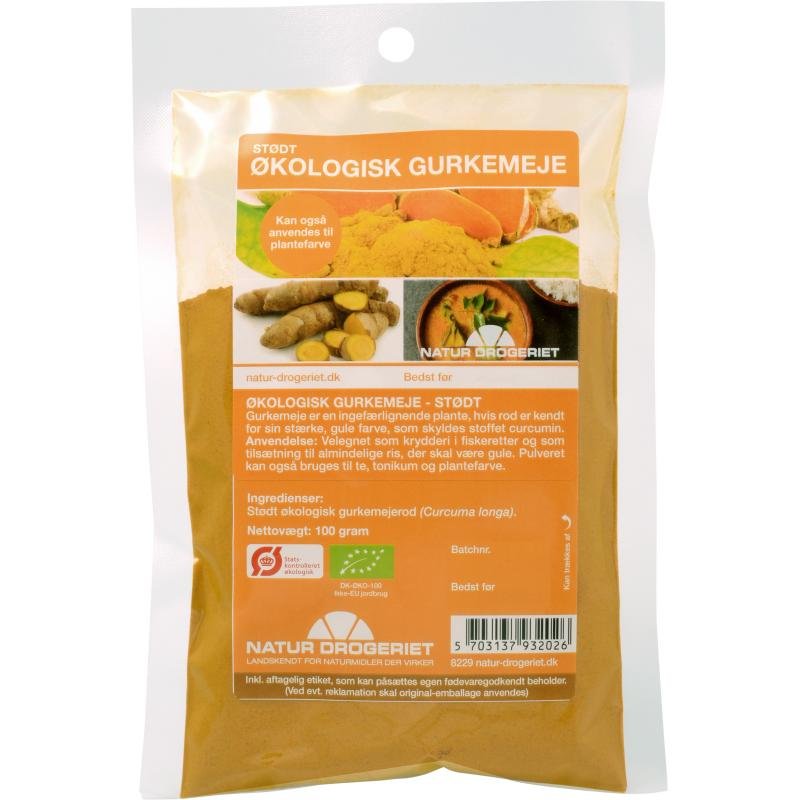 Gurkemeje pulver 100 g Øko