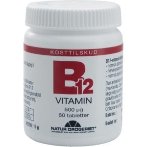 B12-vitamin 500 μg 60 stk