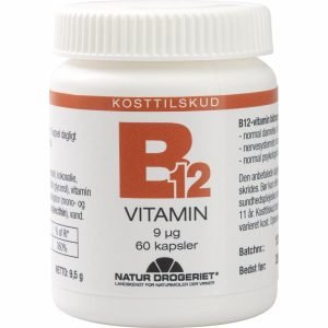 B12-vitamin 9 μg kaps. 60 stk