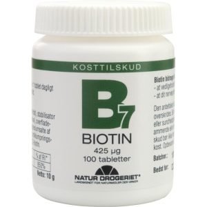 B7 Biotin 425 μg 100 stk