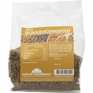 Bukkehornsfrø hele 200 g
