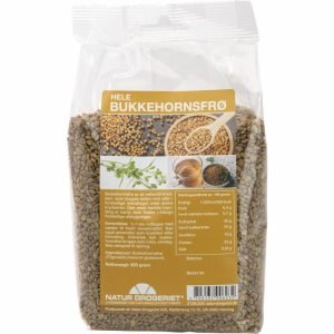 Bukkehornsfrø hele 500 g