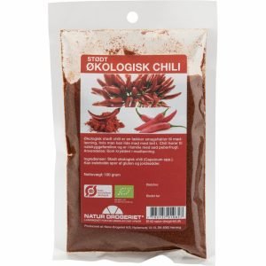 Chili stødt 100 g Øko