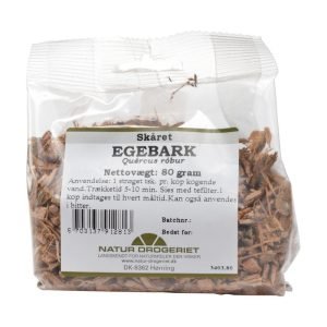 Egebark skåret 80 g