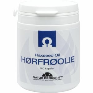 Hørfrøolie kaps 500 mg 180 stk