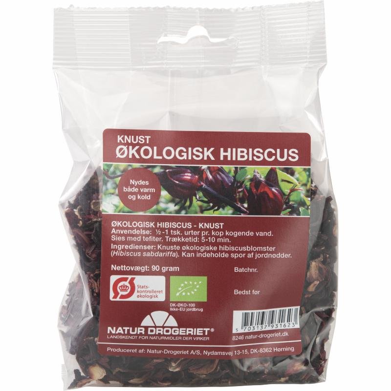 Hibiscus knust 90 g Øko
