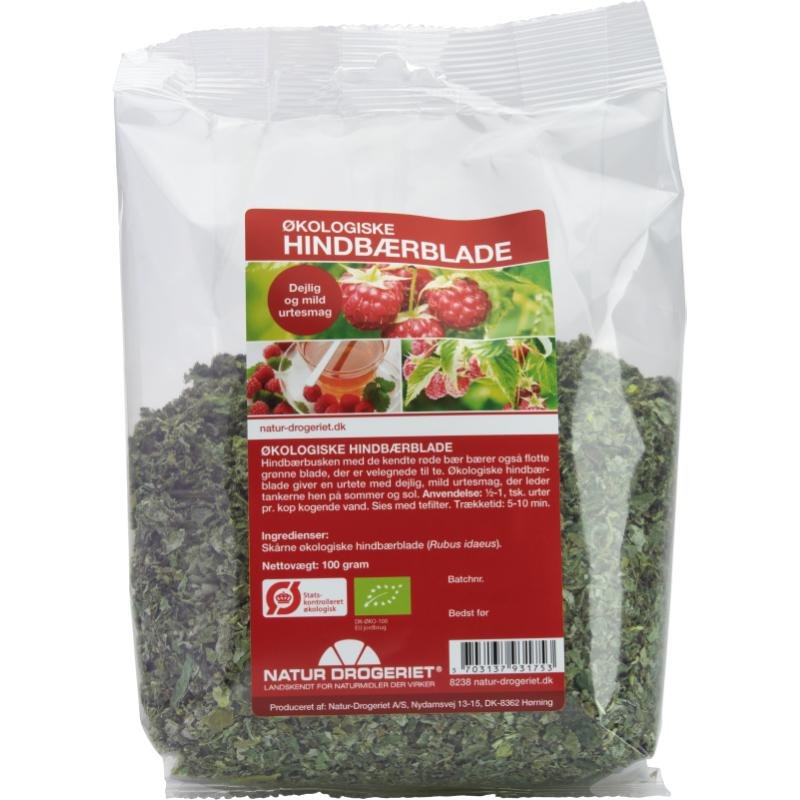 Hindbærblade 100 g Øko