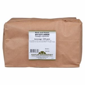 Hvidtjørnblade m/blomst 1 kg