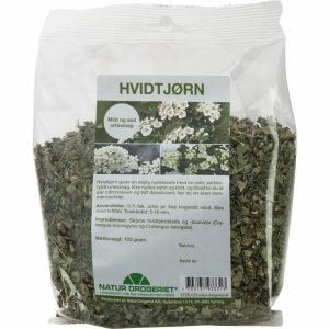 Hvidtjørnblade m/blomst 125 g