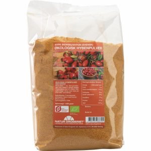 Hybenpulver fin m/kern 1kg Øko