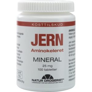 Jern tabletter 25 mg 100 stk