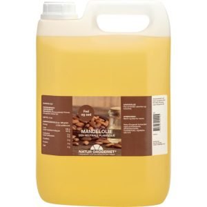 Mandelolie, fed 5 liter dunk