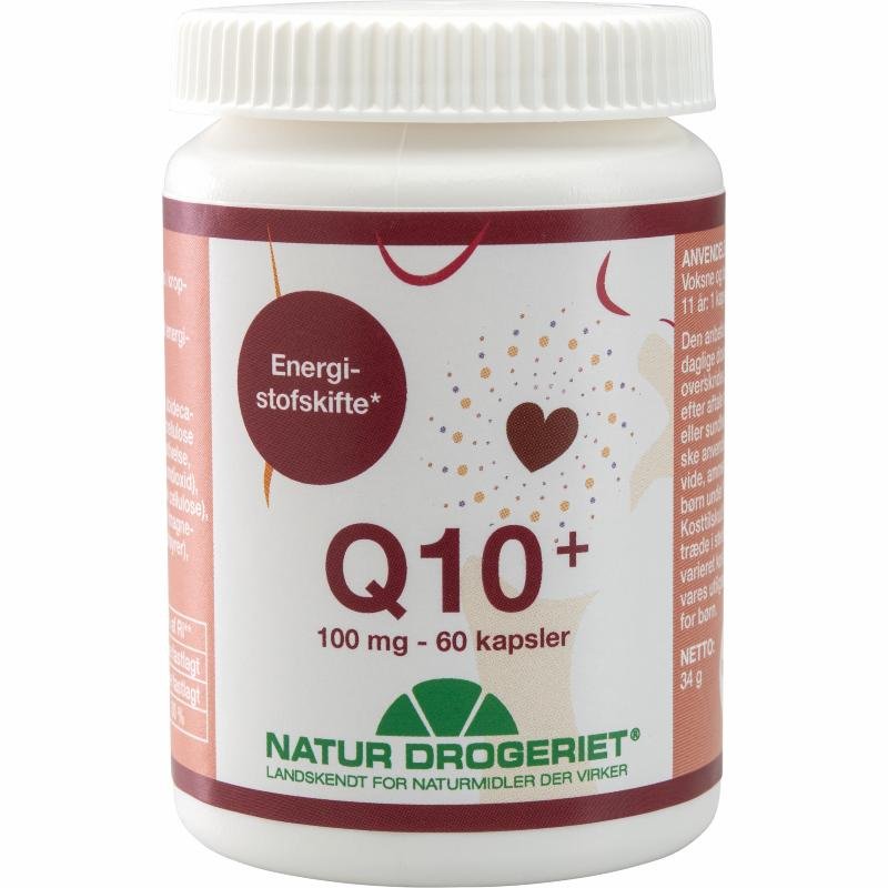 Q10+ kapsler 100 mg 60 stk