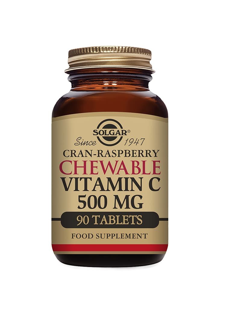 Chewable Vitamin C 500 mg. Cranberry/Raspberry, 90 tabl