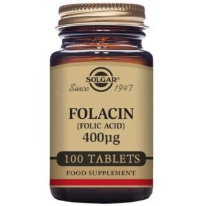 Folic Acid 400 ug, 100 tabl