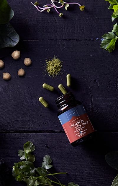Vitamin K2 100 ug Complex, 50 caps - Billede 2