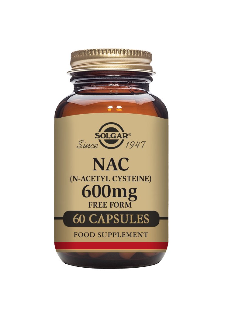 NAC (N-Acetyl L-Cysteine) 600 mg, 60 caps