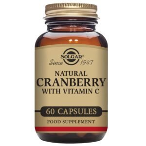 Natural Cranberry with vitamin C, 60 caps