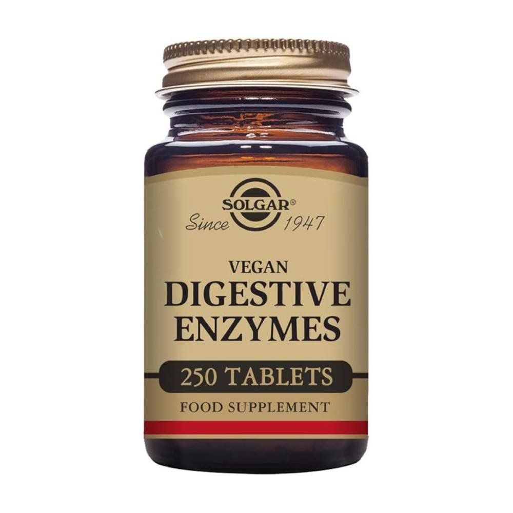 Vegan Digestive Enzymes, 250 chewable tabl
