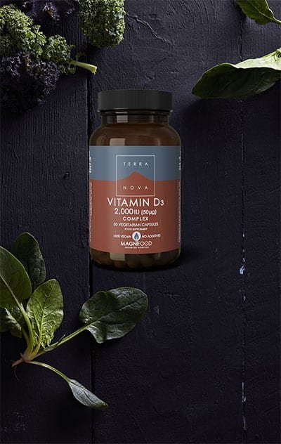 Vitamin D3 2000 IU (50 ug) Complex, 50 caps - Billede 2