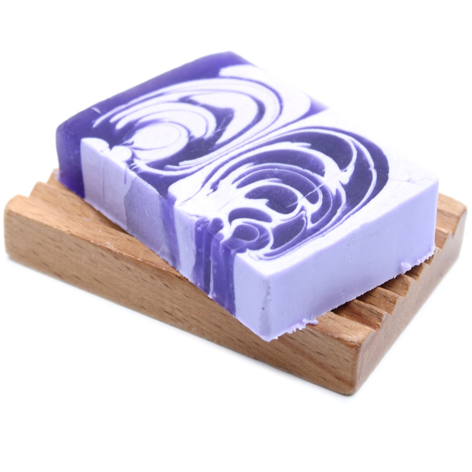 Hand-crafted Soap - Lilac - Slice 115g approx - Billede 6