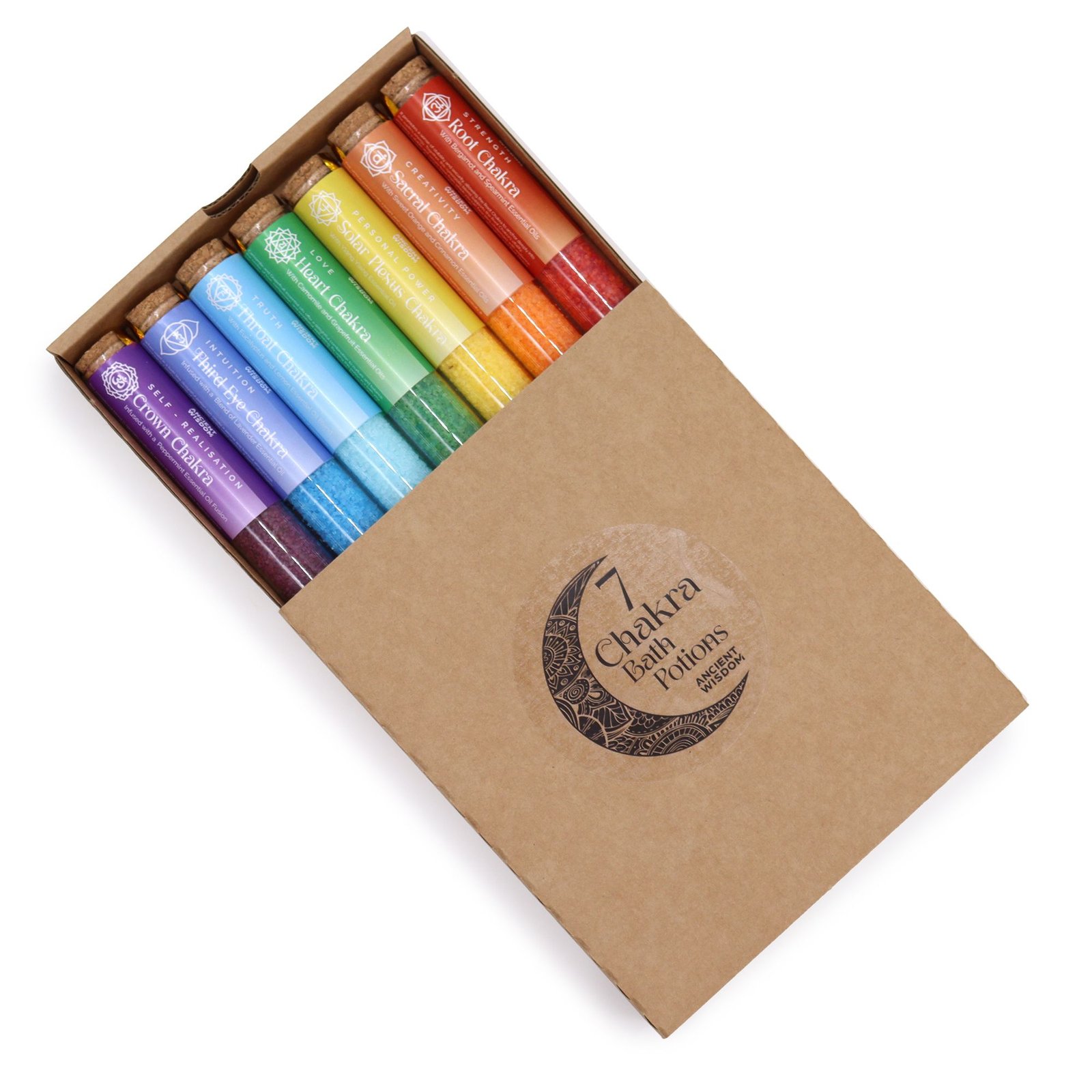Chakra Bath Salt - Gift Pack of 7 - Billede 3
