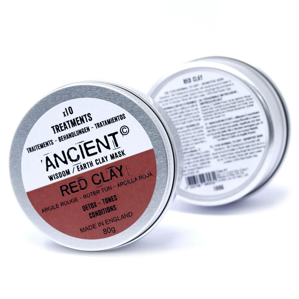 Red Clay Face Mask 100g - Billede 3