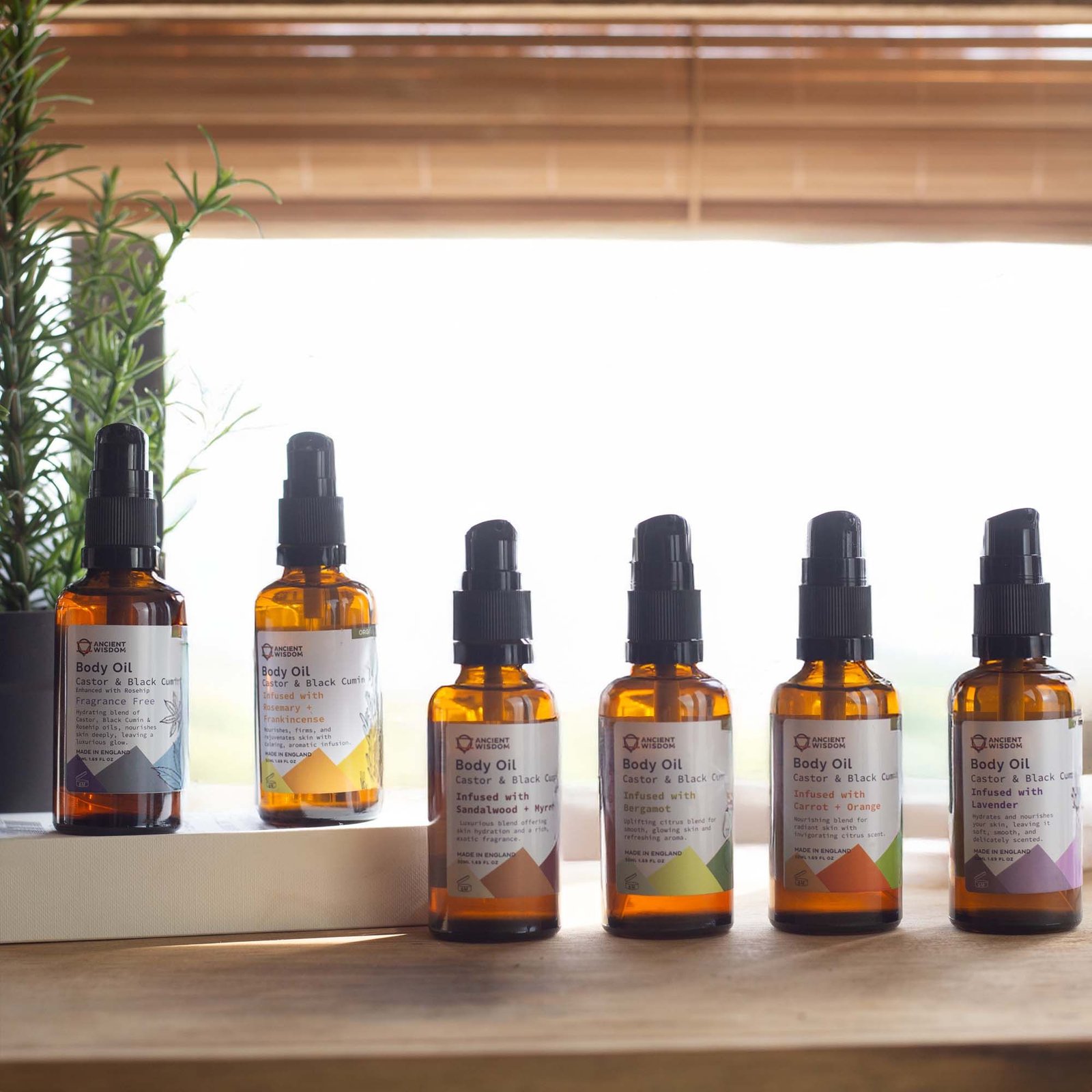 Organic Body Oil 50ml - Rosemary & Frankincense - Billede 4
