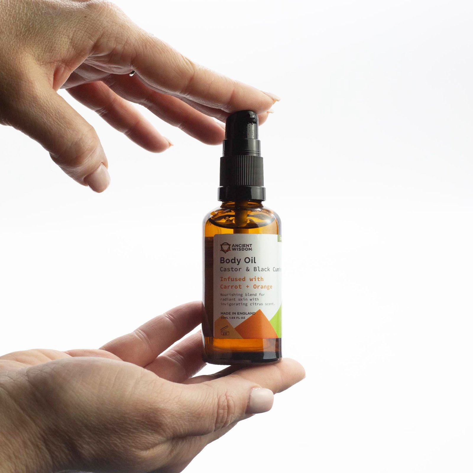Organic Body Oil 50ml - Carrot & Orange - Billede 4