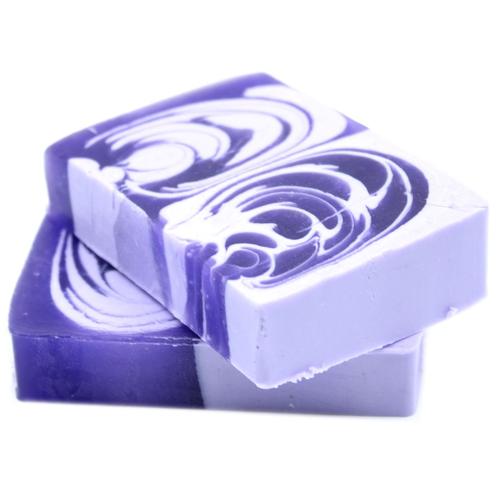 Hand-crafted Soap - Lilac - Slice 115g approx - Billede 3