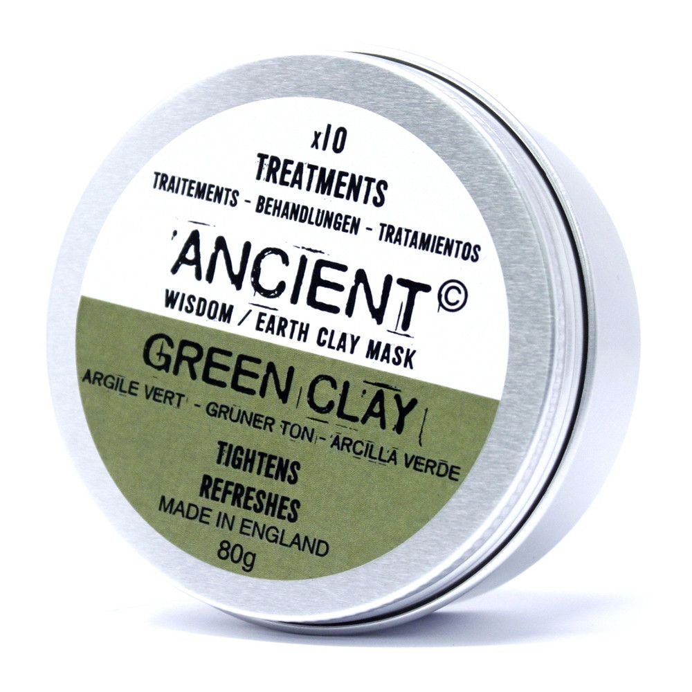 Green Clay Face Mask 100g - Billede 2