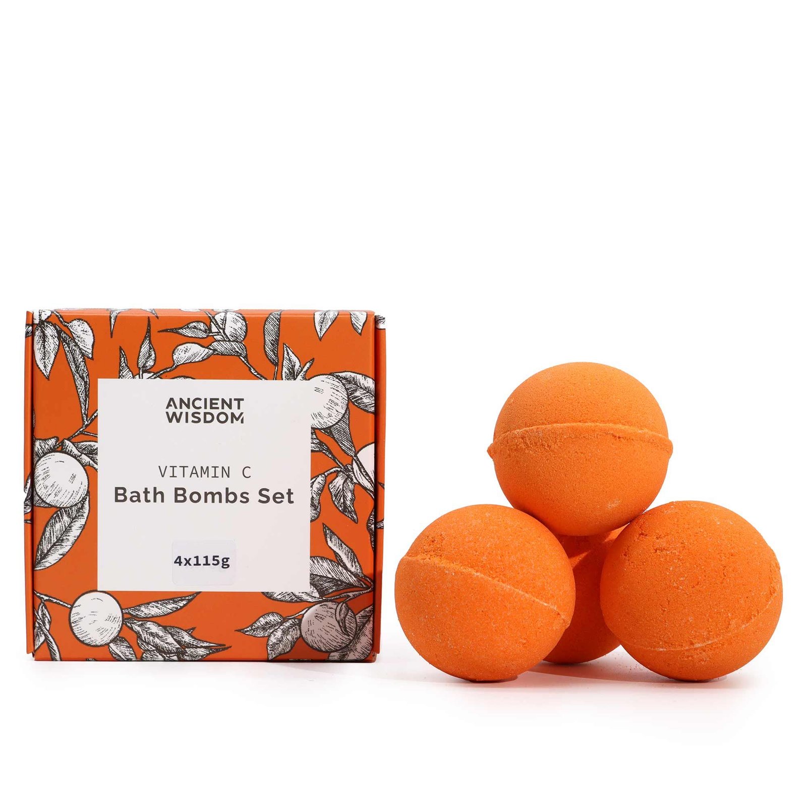 Zesty Vitamin C Bath Bombs Set – Aromatherapy Quartet - Billede 3