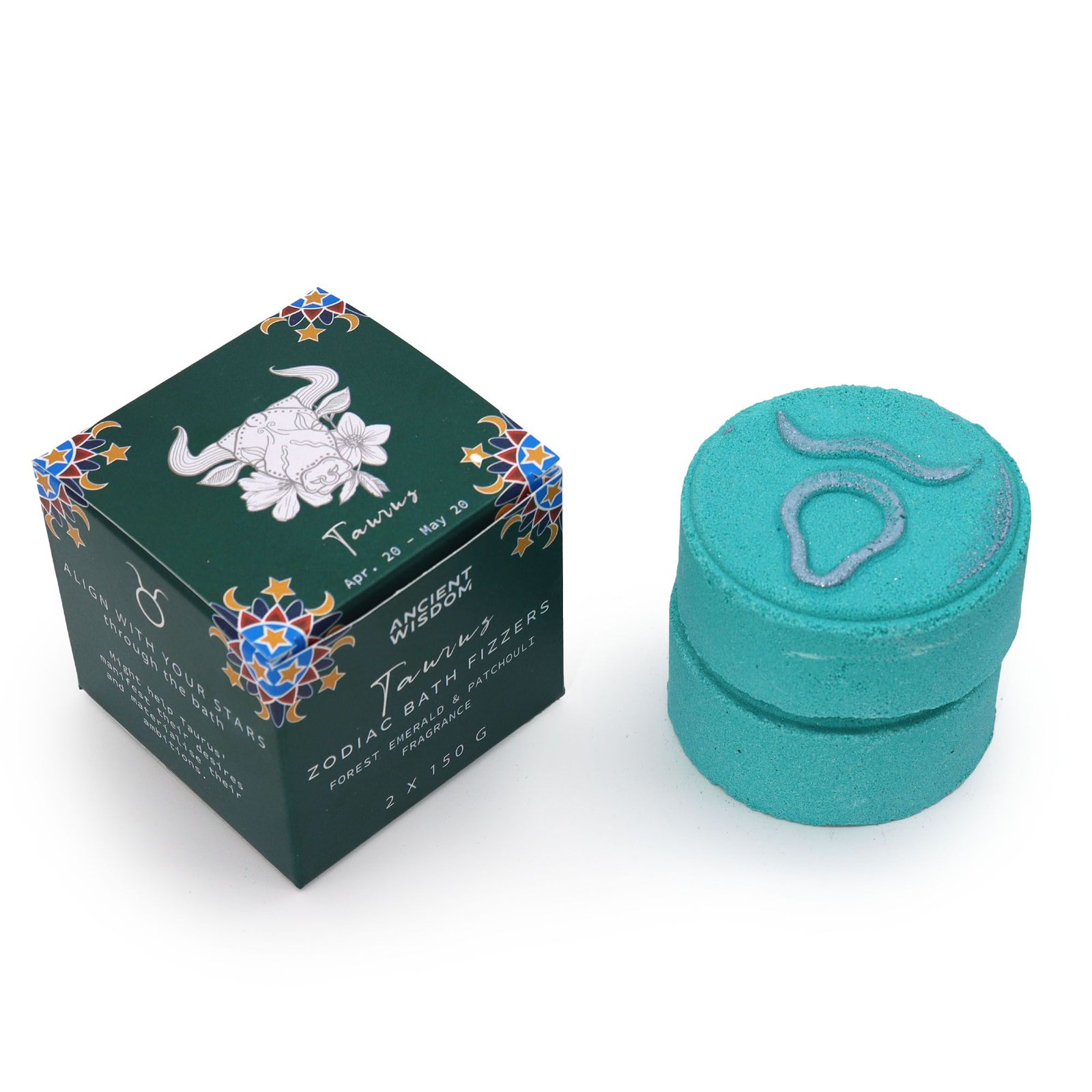 Set of Zodiac Bath Fizzers with Horoscope - Taurus - Billede 2