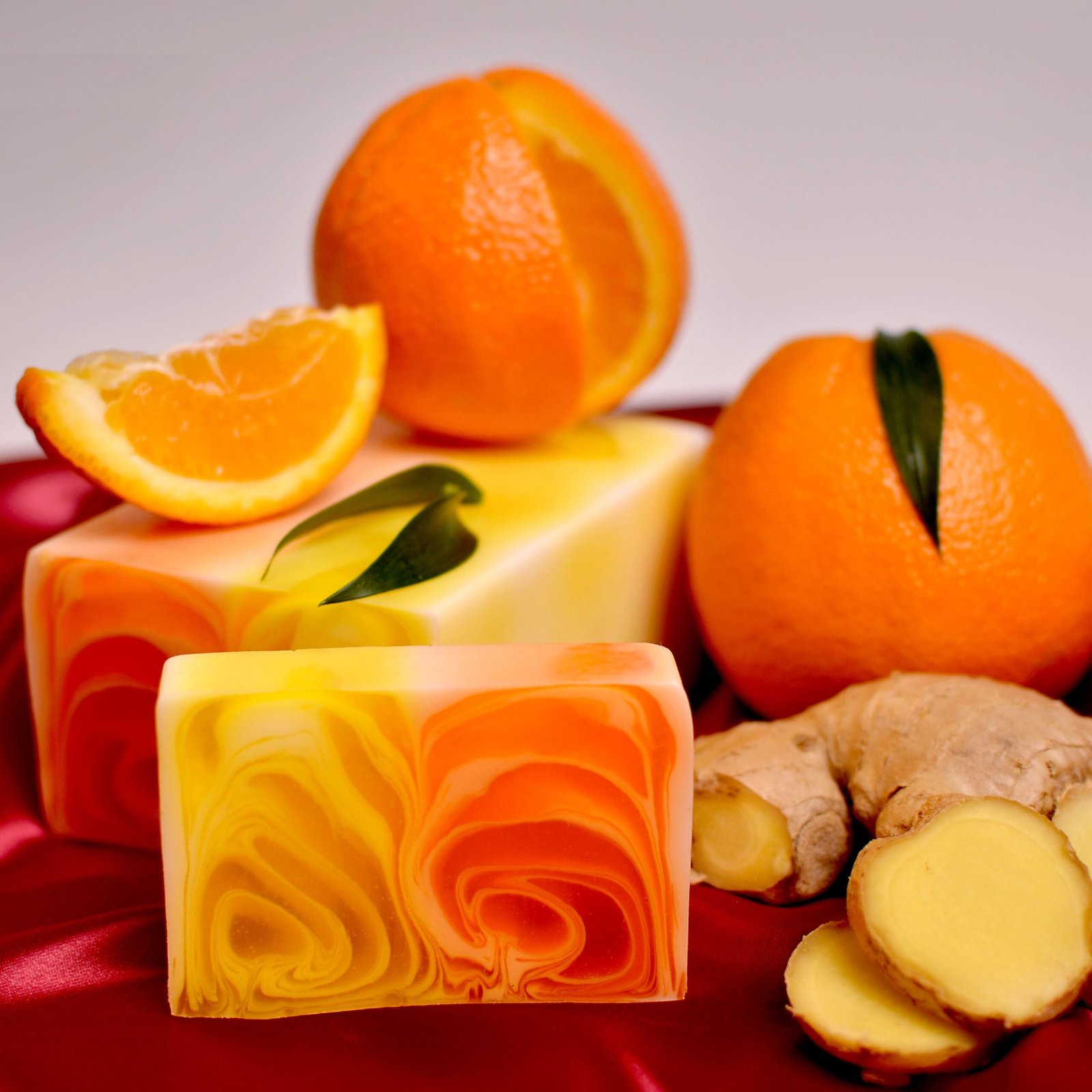 Hand-crafted Soap - Orange & Ginger - Slice 115g approx