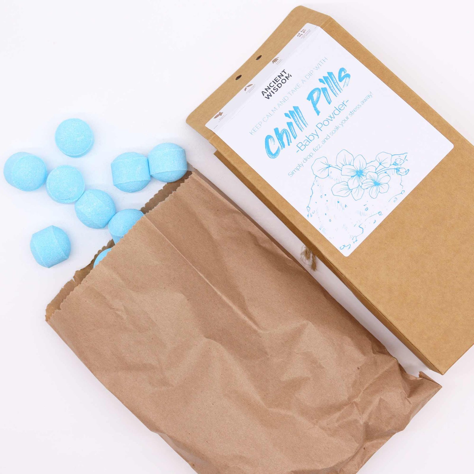 Chill Pills Gift Pack 350g - Baby Powder - Billede 3