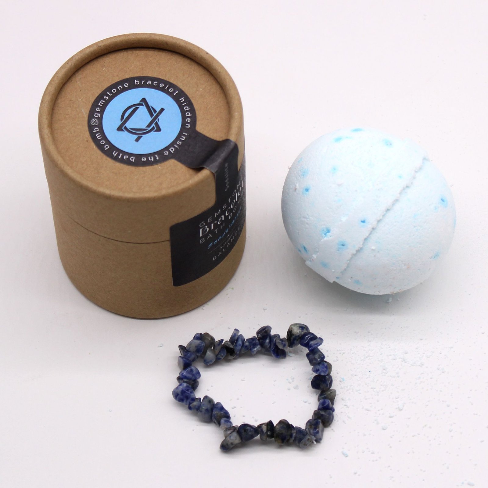 Sodalite Gem Bracelet Bath Bomb - Billede 4
