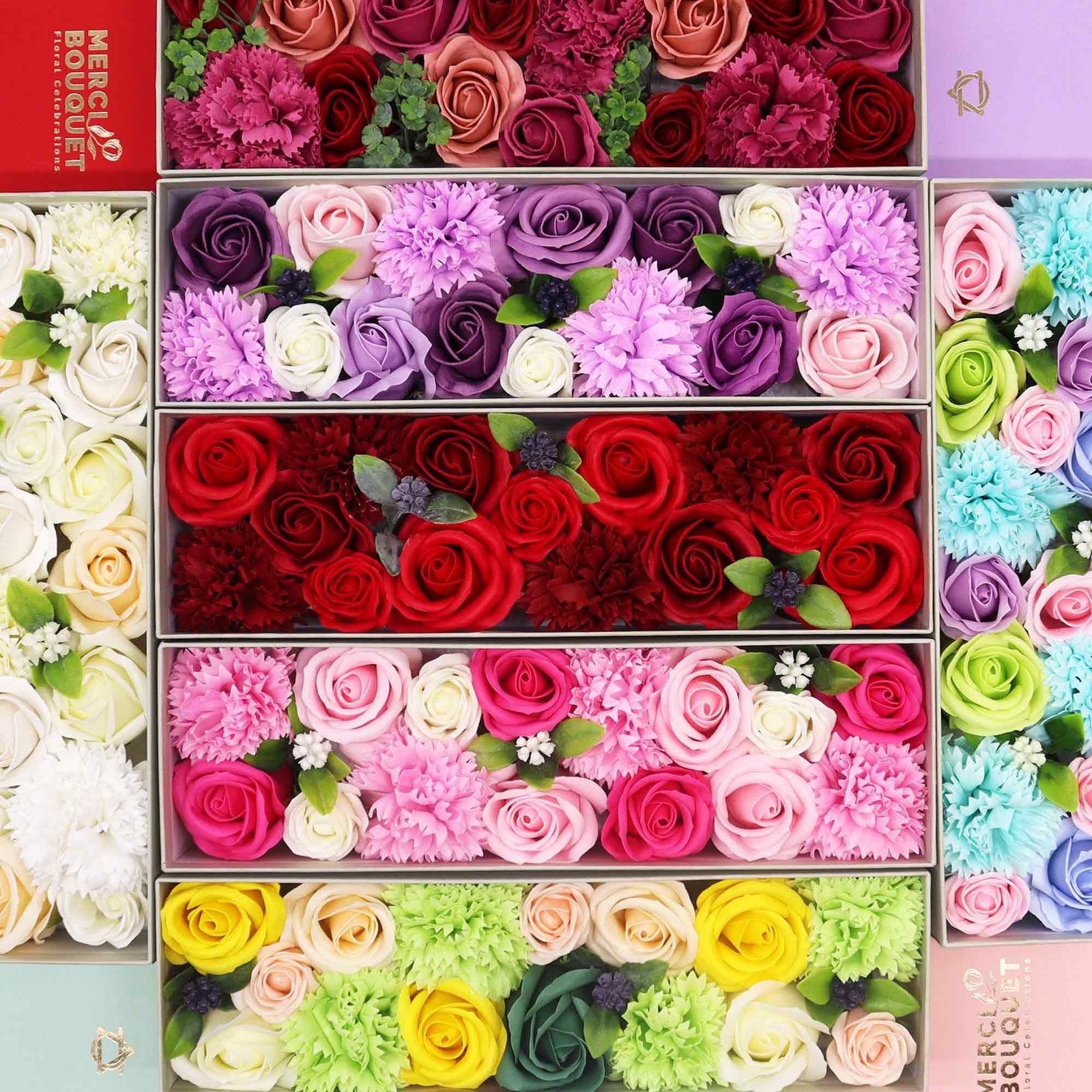 Long Box - Lavender Rose & Carnation - Billede 5