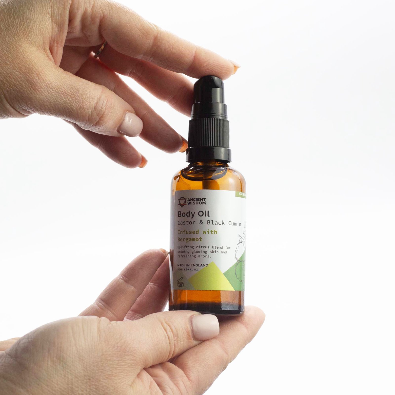 Organic Body Oil 50ml - Bergamot - Billede 5