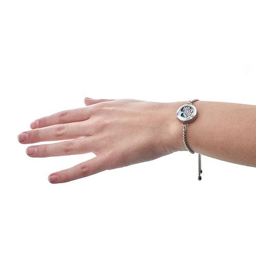 Aromatherapy Jewellery Chain Bracelet - Tree of Life - 20mm - Billede 5