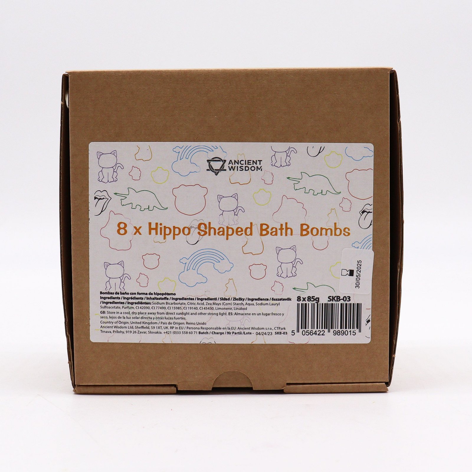 Hippo Badebombe 85g - Citrus Crush