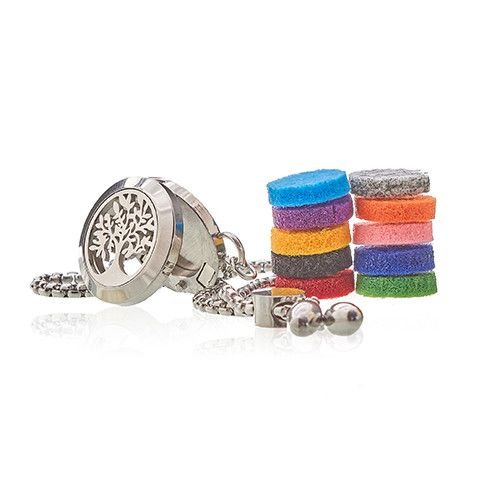 Aromatherapy Jewellery Chain Bracelet - Tree of Life - 20mm - Billede 3