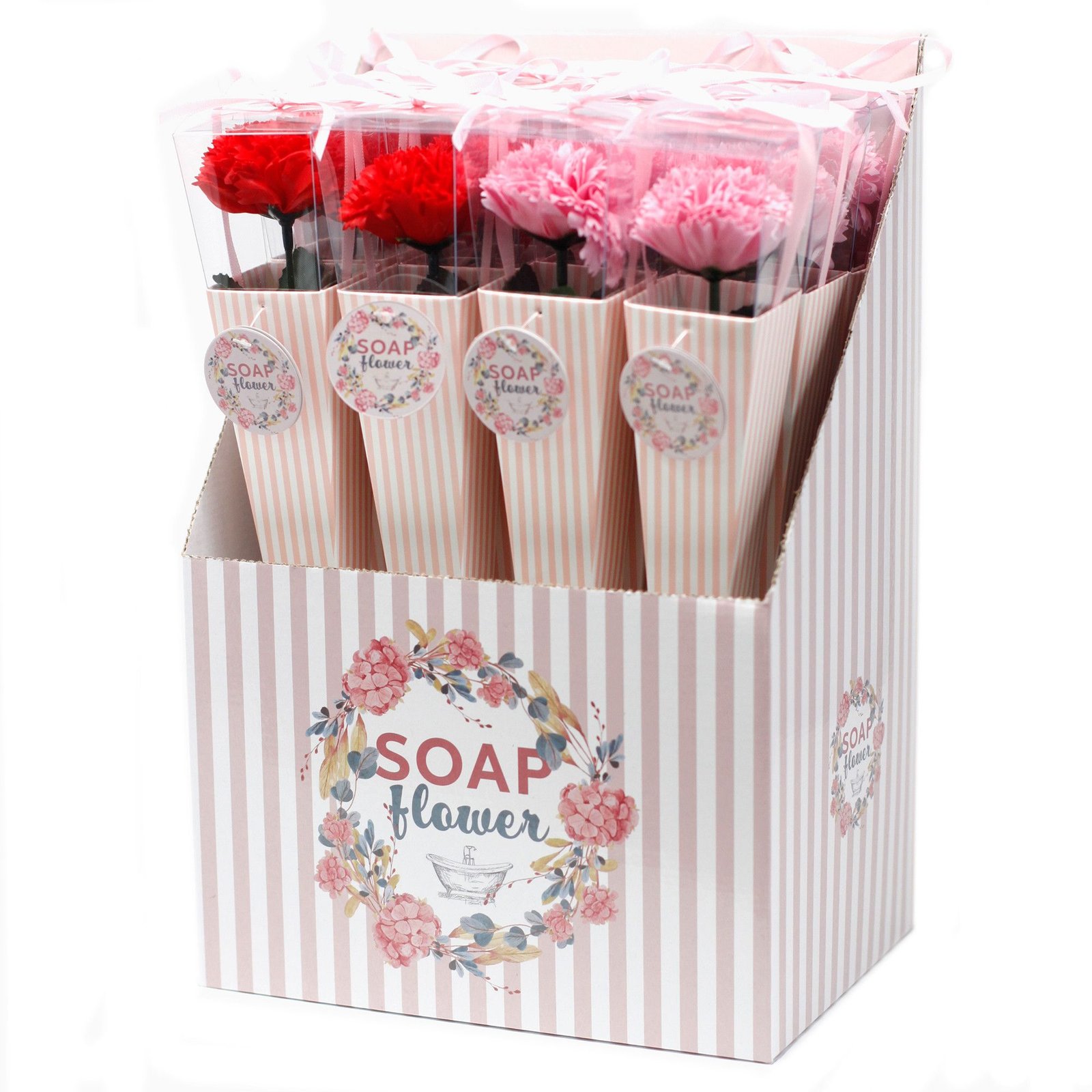 Ready to Retail Soap Flower - Medium Carnation - Billede 5