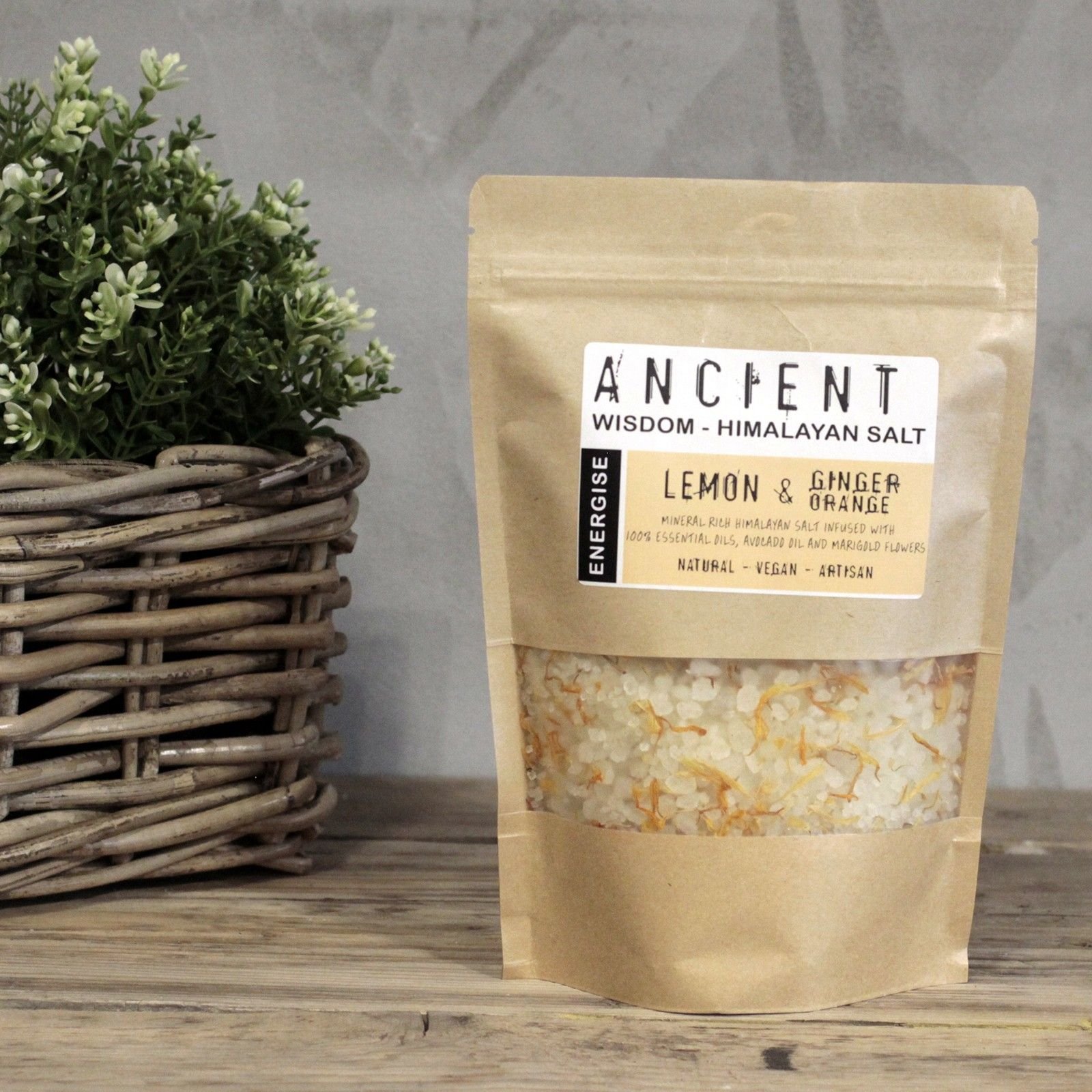 Himalayan Bath Salt Blend 500g - Energise - Billede 2