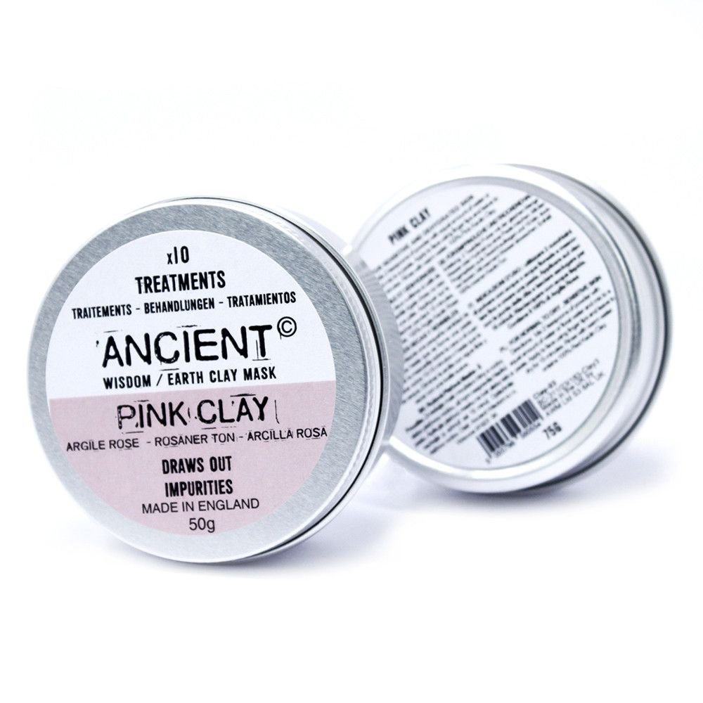 Pink Clay Face Mask 75g - Billede 3