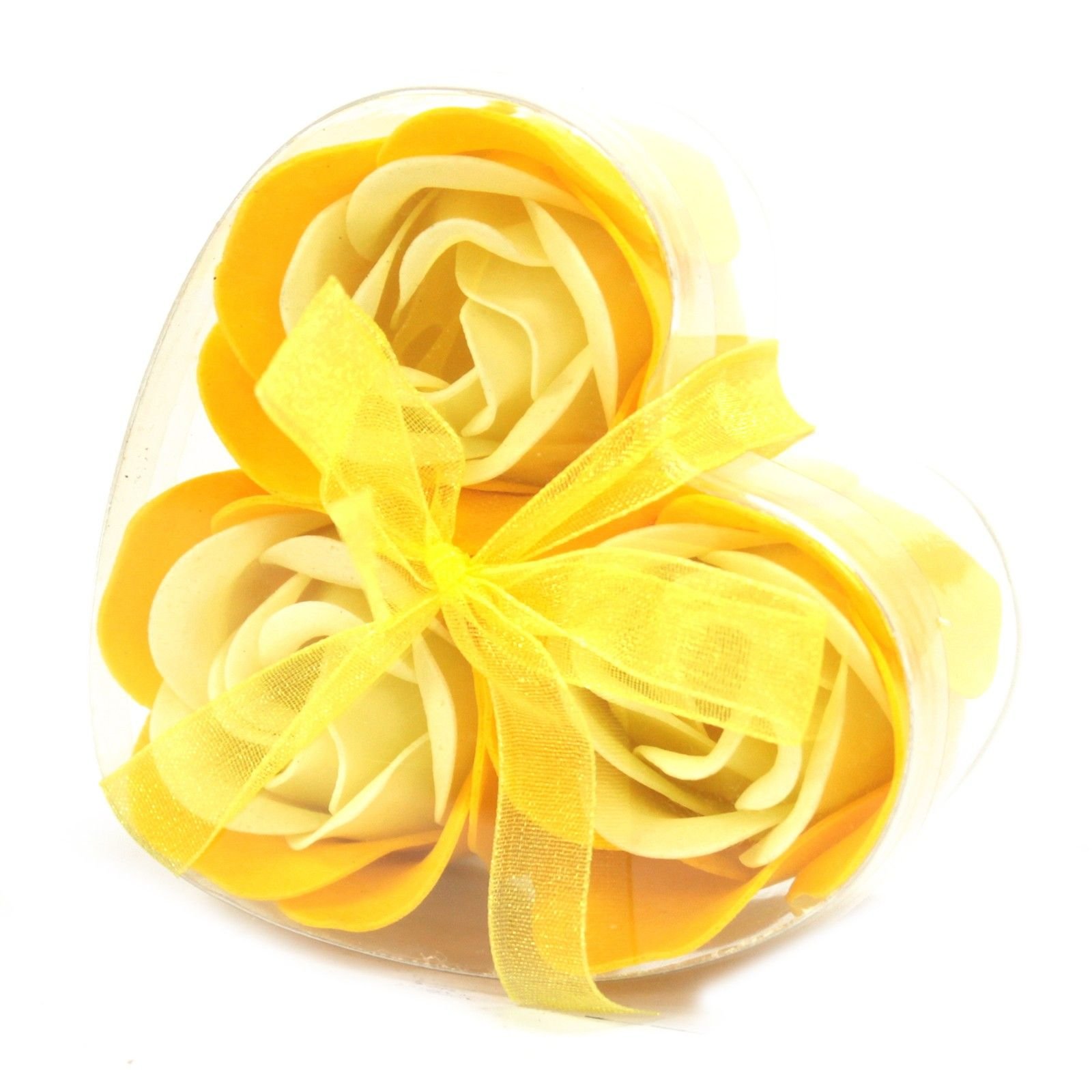 Set of 3 Soap Flower Heart Box - Spring Roses - Billede 5