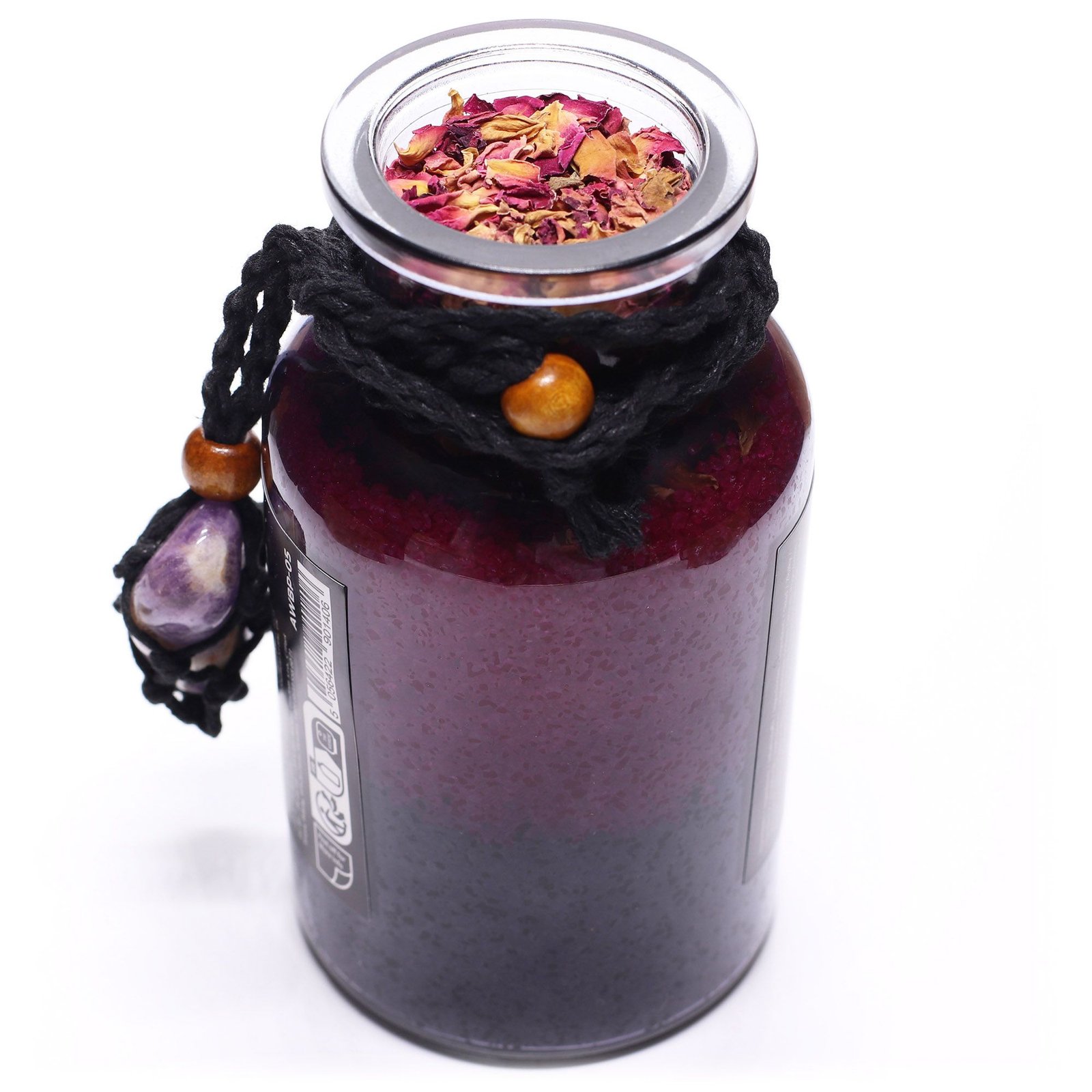 Ancient Witch Bath Spell Potion & Amethyst Crystal Amulet - Seduction - billede 3