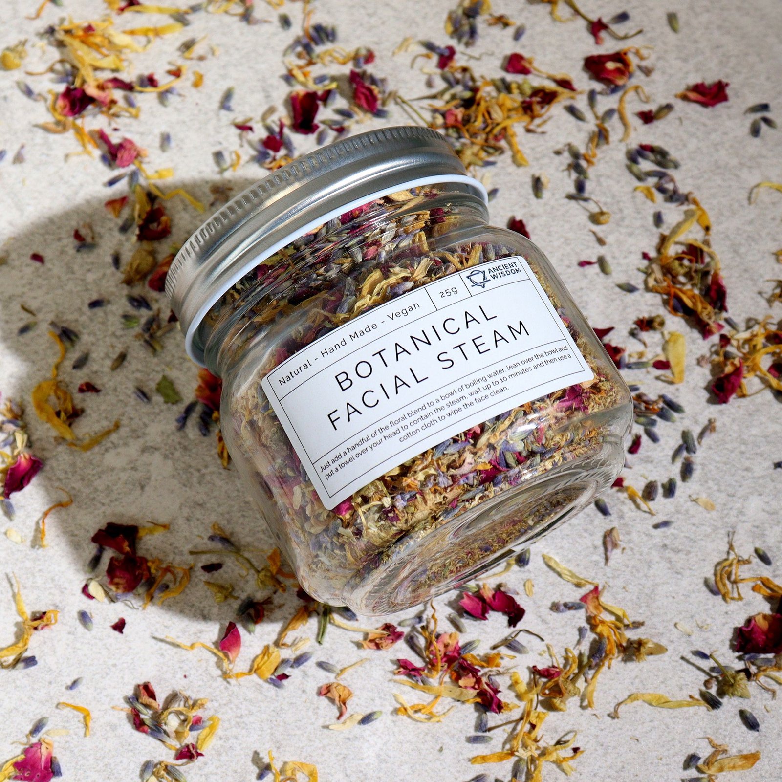 Botanical Facial Steam Blend - Natural 25g - Billede 8