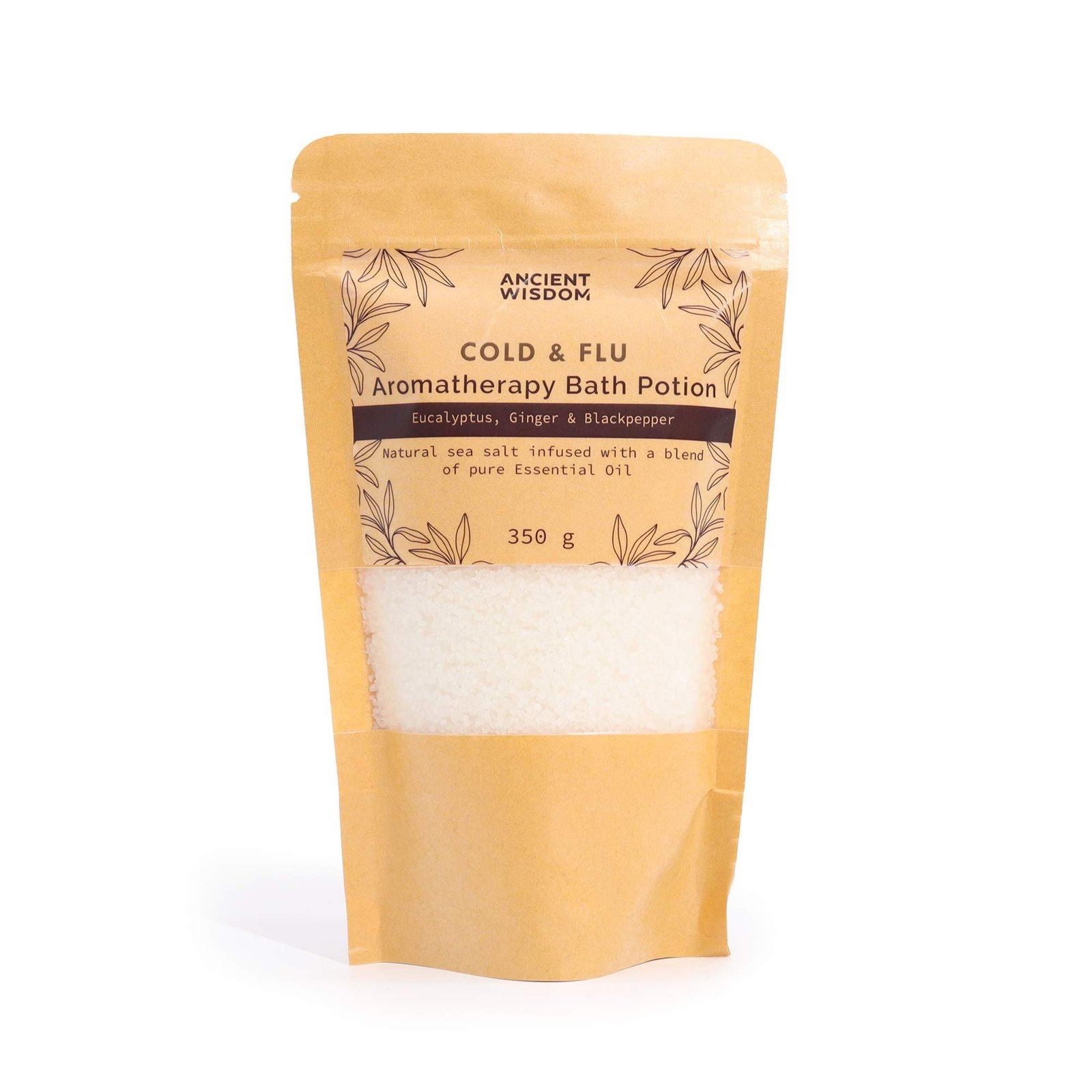Aromatherapy Bath Potion in Kraft Bag 350g - Colds & Flu - billede 2